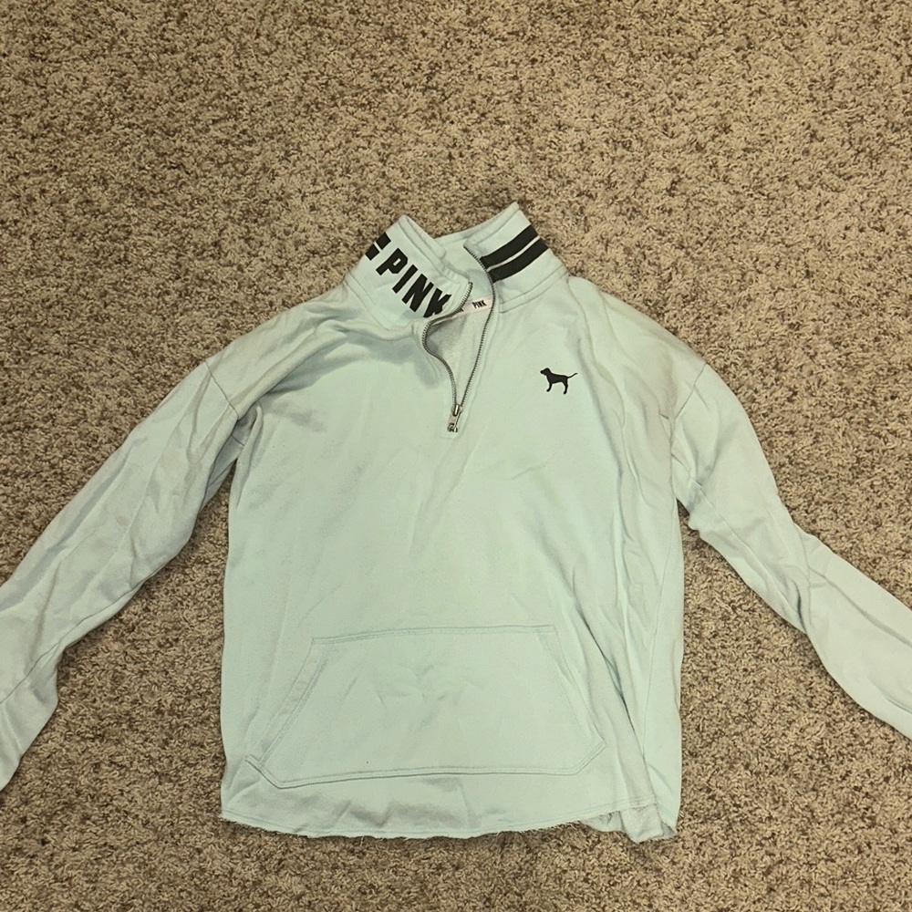 Victoria's Secret Light Blue Sweatshirt
